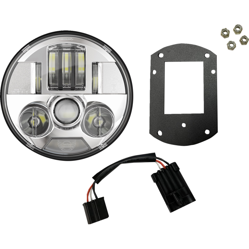 CUSTOM DYNAMICS HEADLIGHT PROBEAM LOW RIDER ST CHROME 5.75" PB-LRST-C