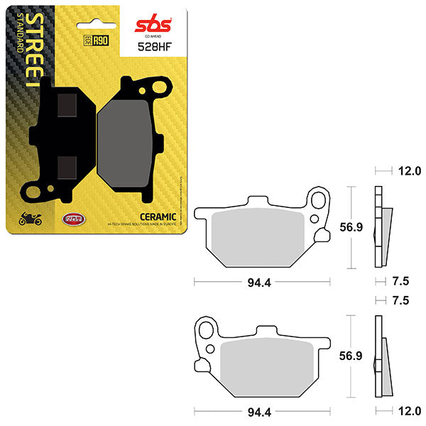 SBS ATV/UTV CERAMIC BRAKE PAD  6190528100
