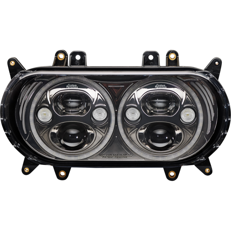 CUSTOM DYNAMICS HEADLIGHT FLTR BLACK CDTB-RG-15-B
