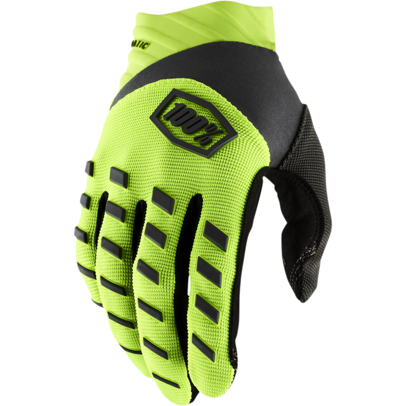 100% AIRMATIC GLOVE FLUO YELLOW/BLACK XXL 10000-00014