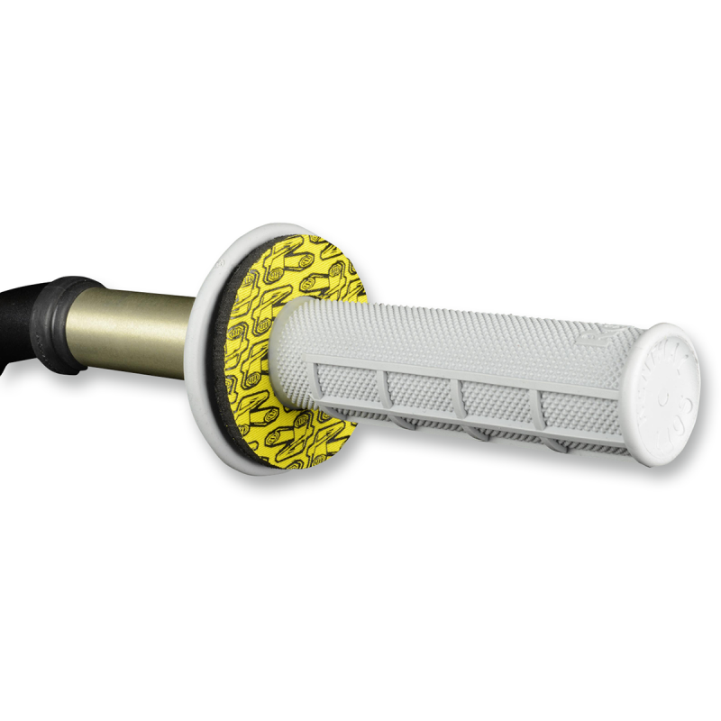 RENTHAL GRIP DONUTZ BLACK ON YELLOW RENTHAL G205