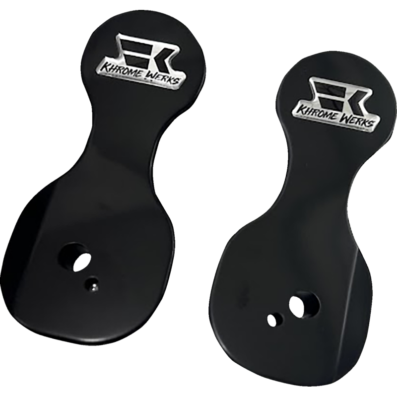 KHROME WERKS MIRROR BRACKETS - DROP - '14-'22 BATWING MODELS MB2016KW