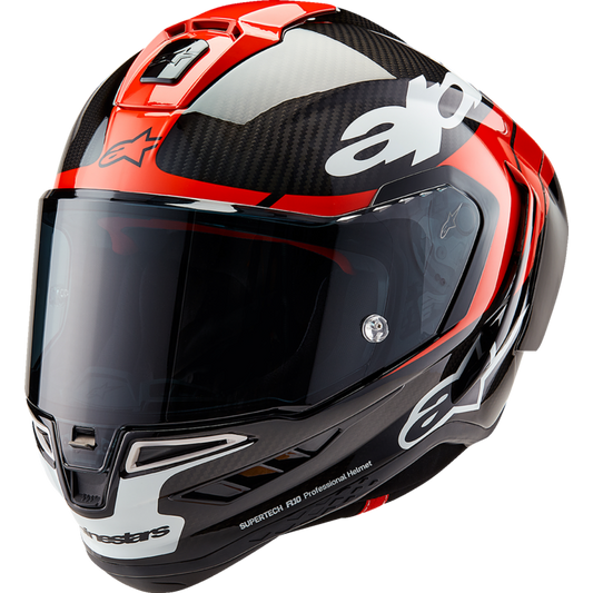 ALPINESTARS (ROAD) S-R10 ELEMENT HELMET CARB/R/W XXL 8200324-1363-2X