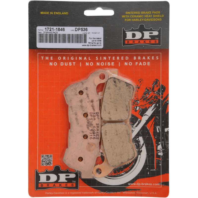 DP BRAKES DP536 STANDARD COMPOUND BRAKE PAD SET DP536