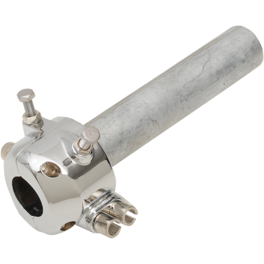 EMGO THROTTLE DUAL CBL 7/8 CHR 44-29474