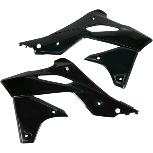 ACERBIS RADIATOR SHROUD- KX250F:13-13 BLACK 2314160001