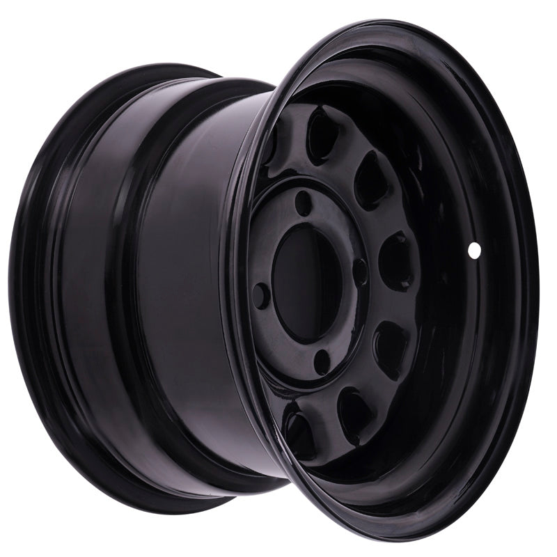 TRAXION BLACK STEEL WHEEL 12X7 4/110 2+5 12HDX11