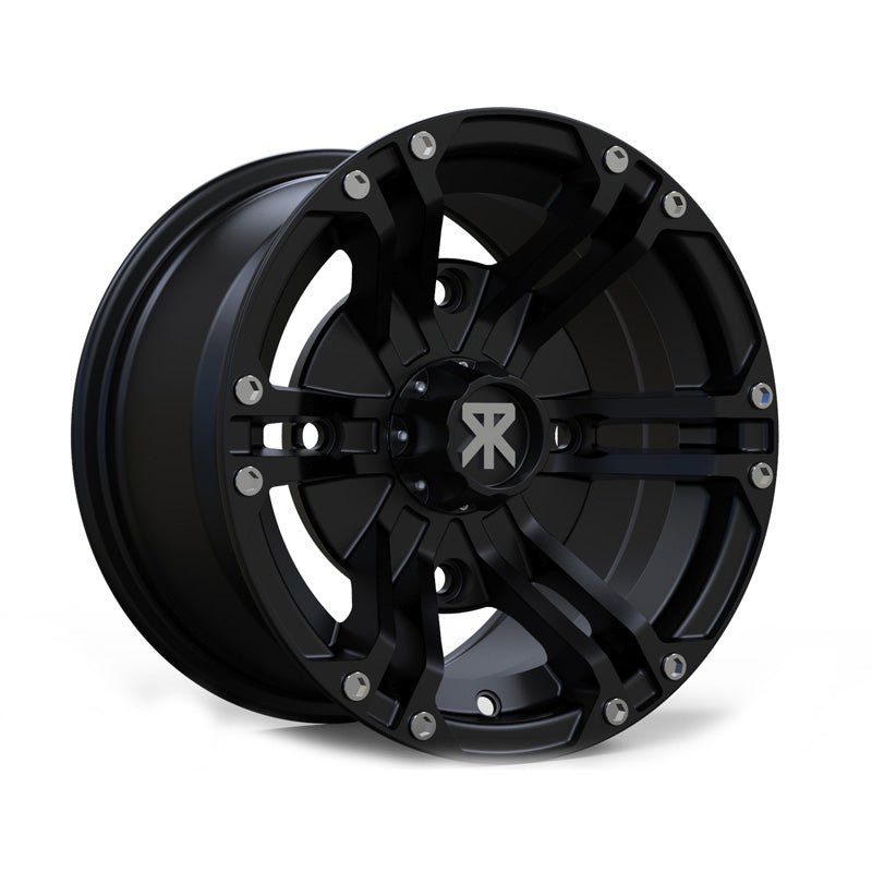 TRAXION TRAXION X-3 WHEEL  12X7 4/110 4+3 (BLACK) 12XB310