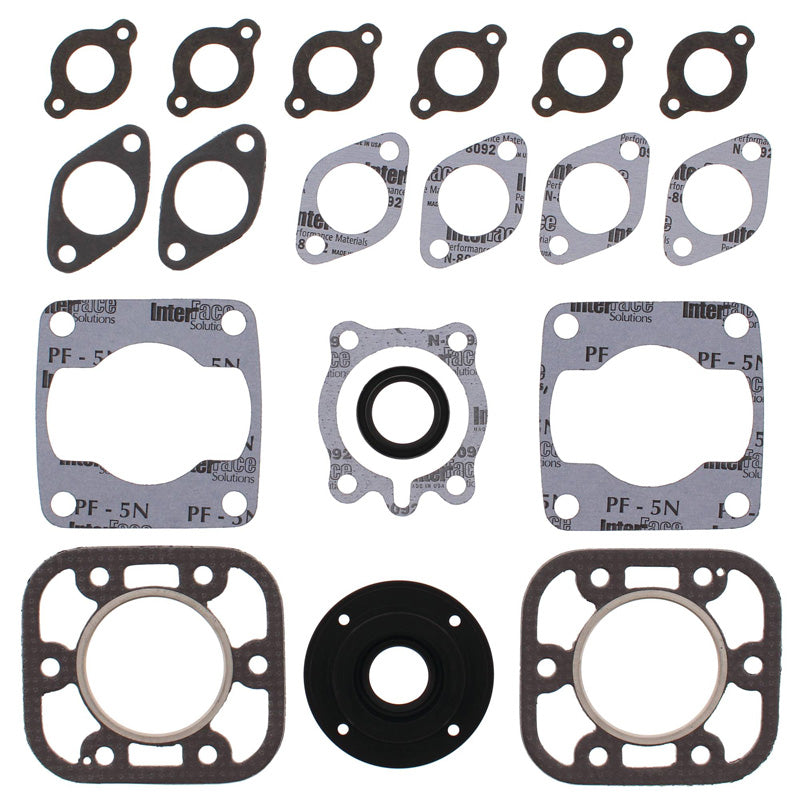 VERTEX COMPLETE GASKET KIT WITH SEALS BRU 340 62MM BORE 711108A