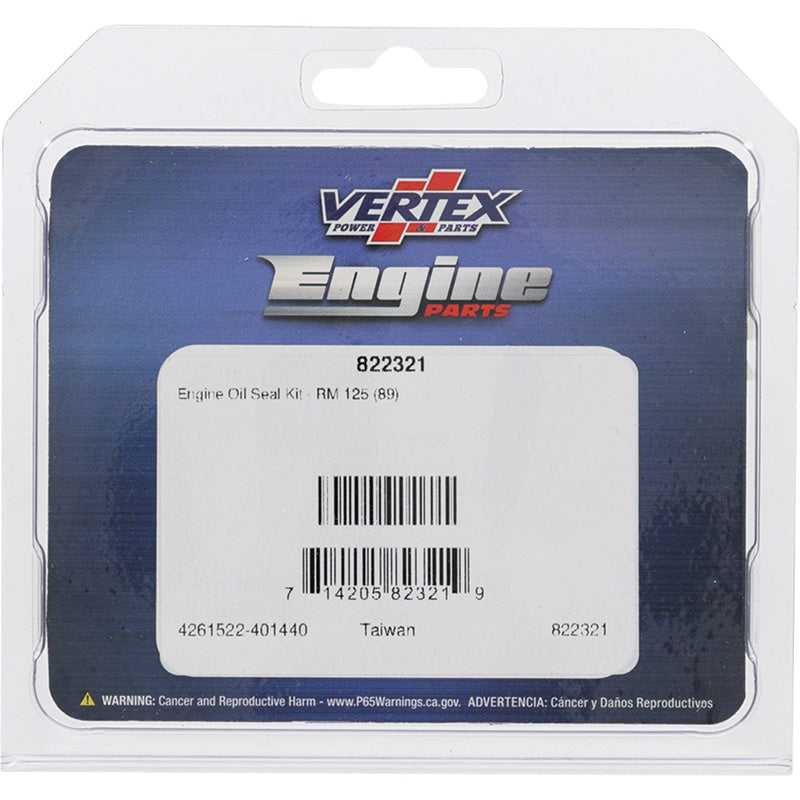 VERTEX OIL SEAL KIT RM125 1989 822321
