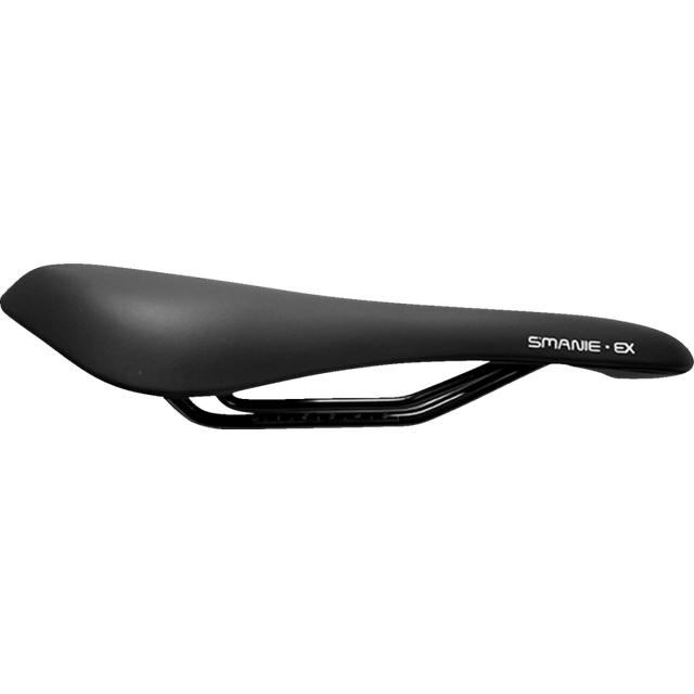SMANIE SEATS EXPLORER SADDLE BLK/WHT STEEL RAIL A0014100081