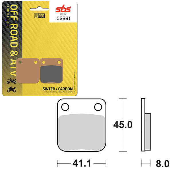 SBS ATV/UTV SINTER BRAKE PAD  6240536100