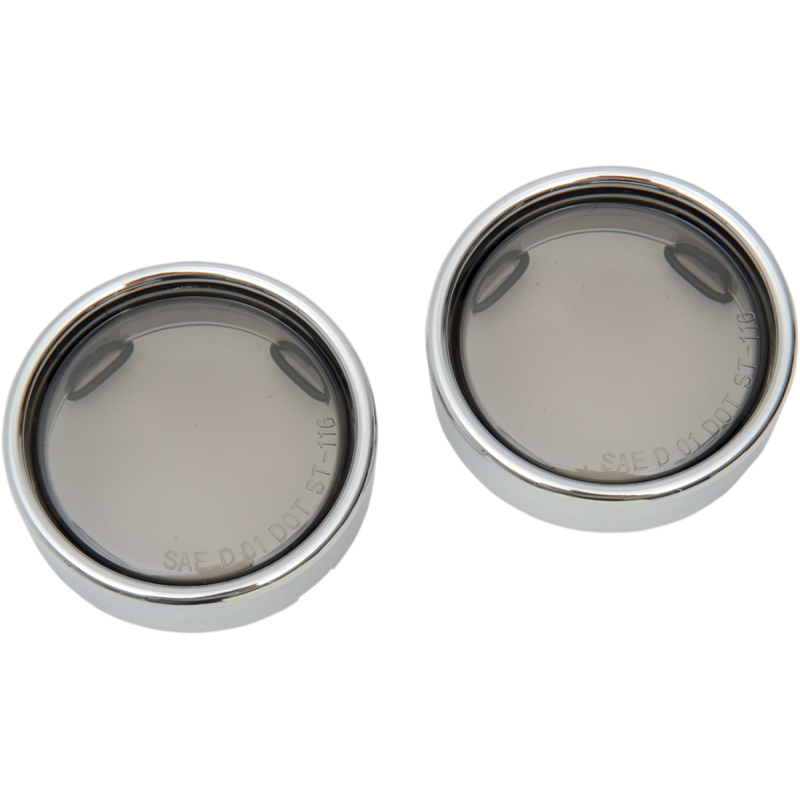 DRAG SPECIALTIES SMK LENSES W/TRIM RING PR 2020-0547