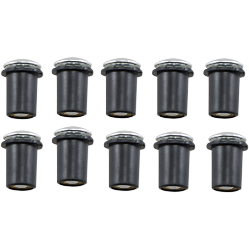 FACTORY EFFEX WINDSCREEN SCREW KIT SILVER 15-36029