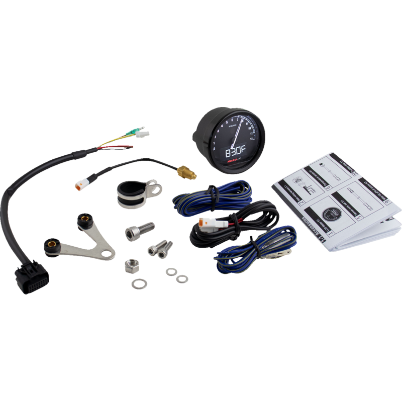 KOSO NORTH AMERICA TNT-05R TACHOMETER BLACK BA085101