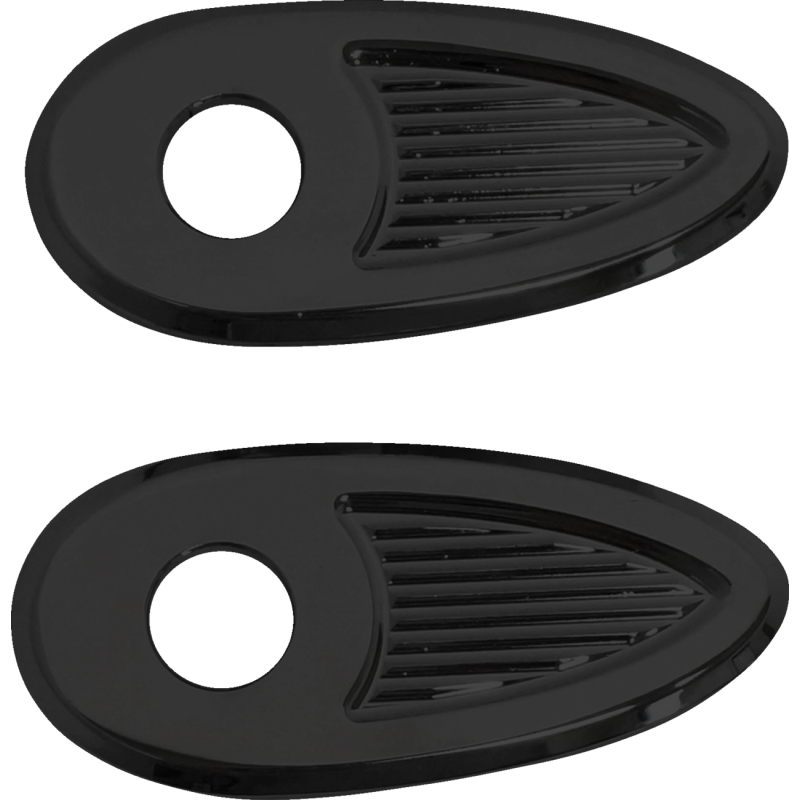 KODLIN FENDER STRUTS REAR INDICATOR ADAPTOR / COVER PLATE BLACK K68483