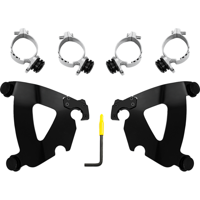 MEMPHIS SHADES METRIC MOUNT KIT RD INDIAN CHIEF WARRIOR BLK MEB2076