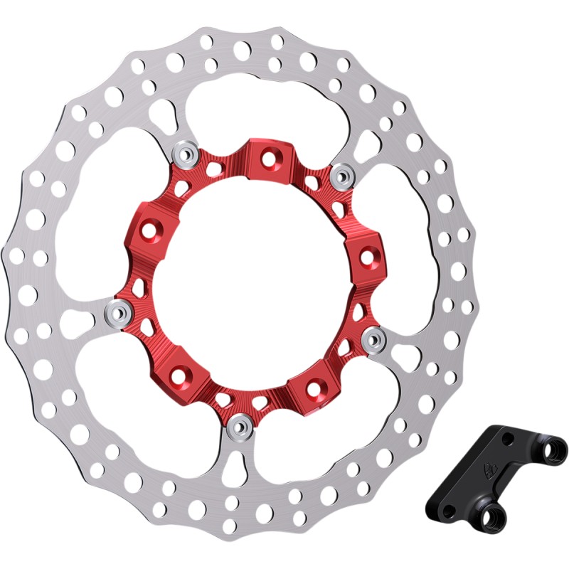 ARLEN NESS ROTOR 14" FF LH RED 300-003