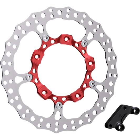 ARLEN NESS ROTOR 14" FF LH RED 300-003