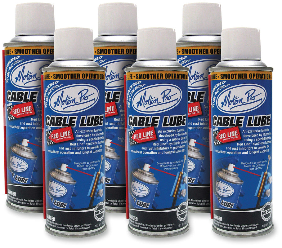 MOTION PRO CABLE LUBE 6X6OZ 15-0001