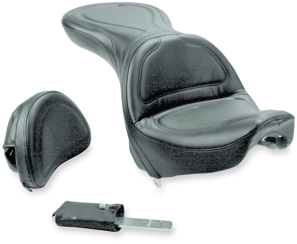 SADDLEMEN 84-99 FXST/FLST EXPLORER SEAT W/BACKREST 8852JS
