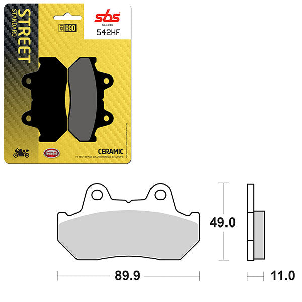 SBS ATV/UTV CERAMIC BRAKE PAD  6190542100