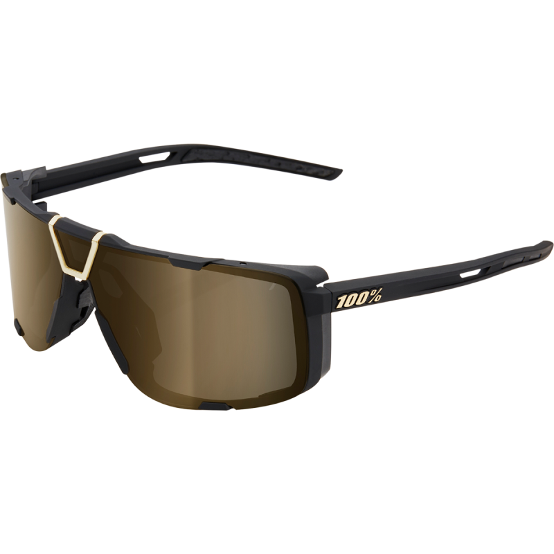 100% SUNGLASS EASTCRAFT BK/GD 61045-258-01