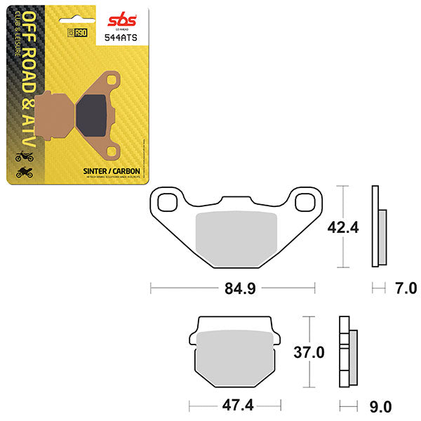 SBS SINTER BRAKE PAD  6460544100
