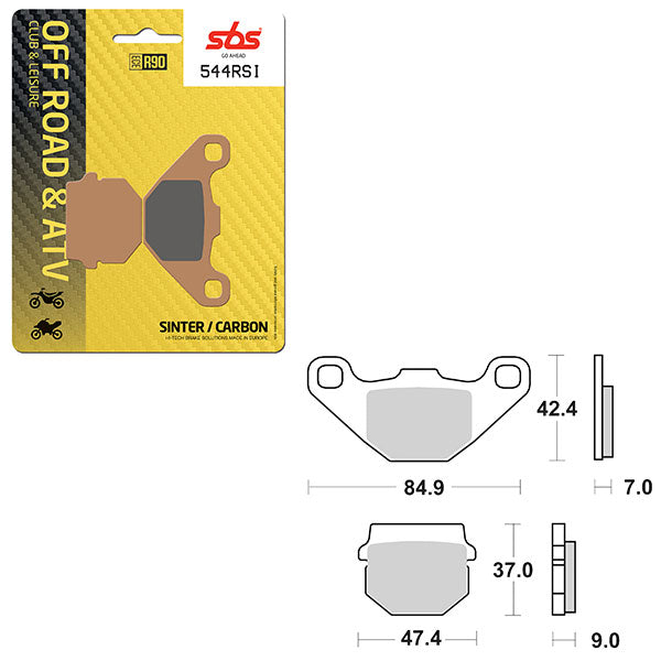 SBS EVO SINTER BRAKE PAD  6280544100