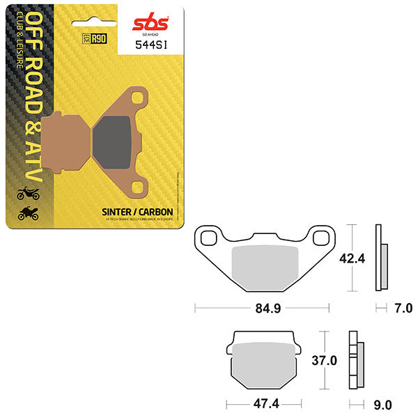 SBS ATV/UTV SINTER BRAKE PAD  6240544100