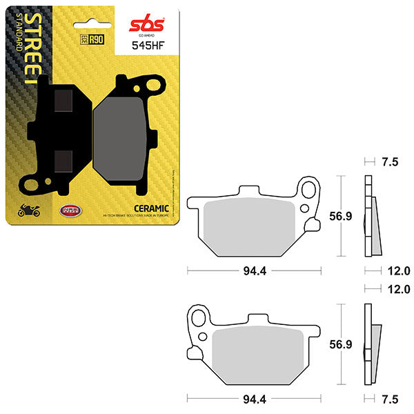 SBS ATV/UTV CERAMIC BRAKE PAD  6190545100