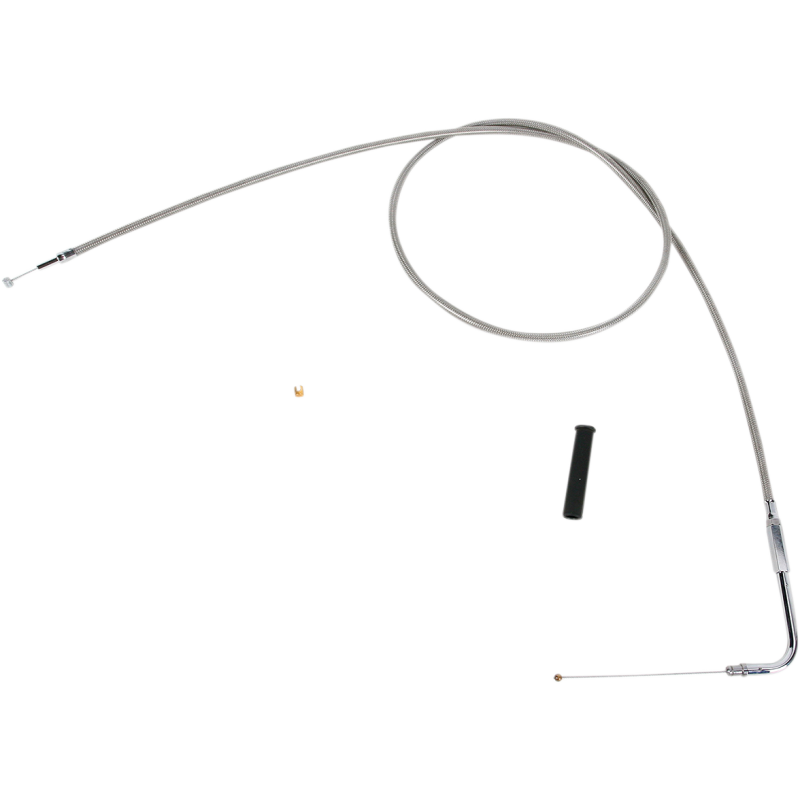 DRAG SPECIALTIES S/STEEL THROTTLE CABLE 5332152B