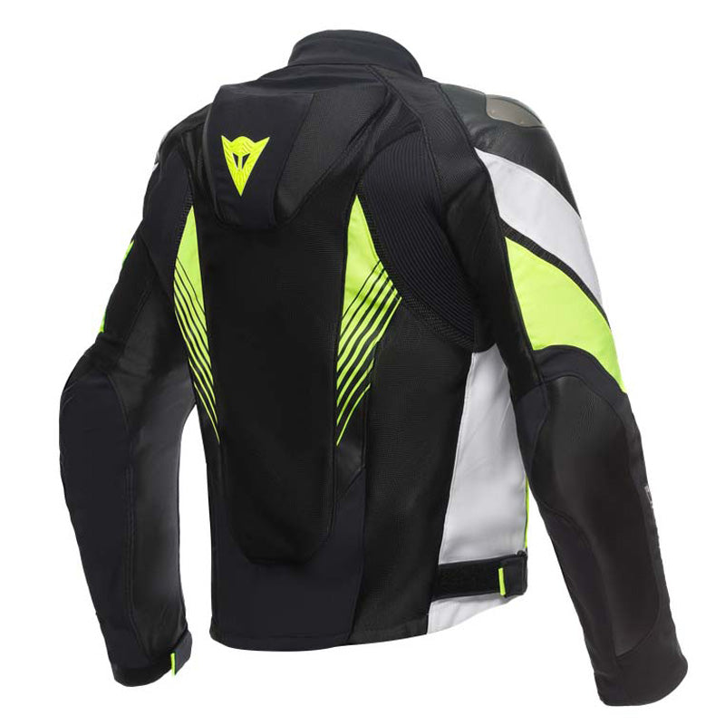 DAINESE SUPER RIDER 2 ABSOLUTSHELL JKT BLK/WHT/FLUO YEL 5 1654630-Q90-58
