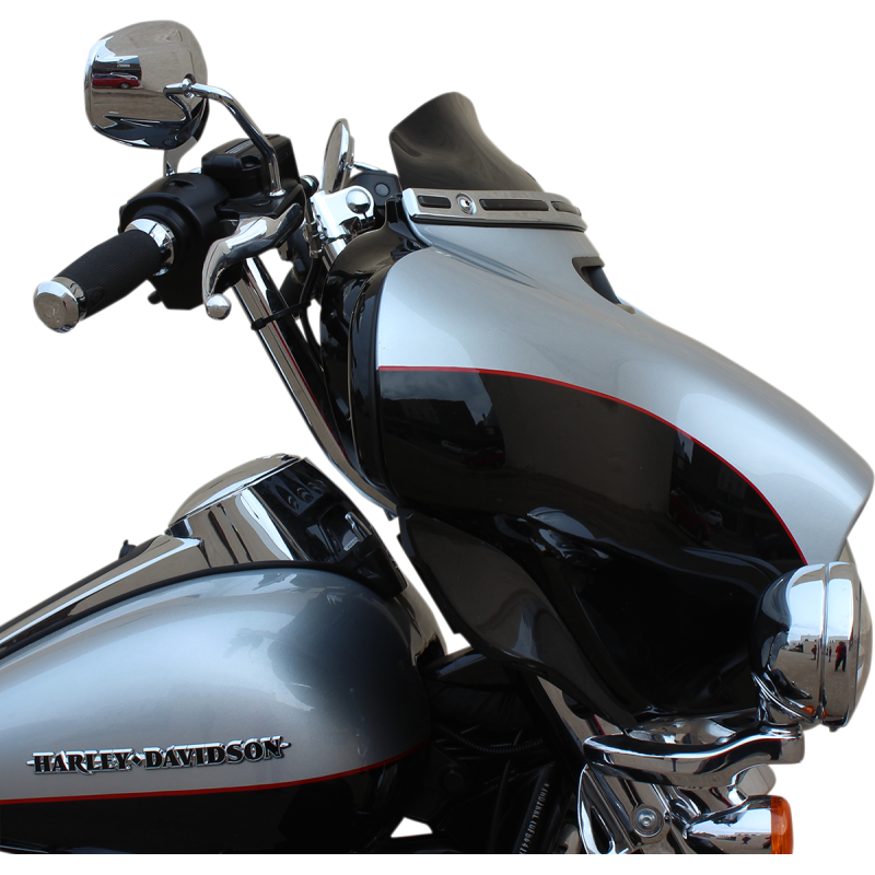 KLOCK WERKS WINDSHIELD FLR SL14-19 FLHT 4" BLK KWW-01-0404