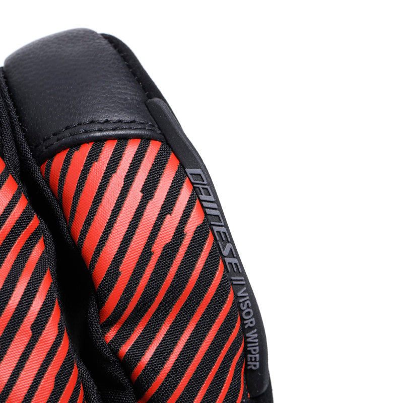DAINESE FULMINE D-DRY GLOVES - BLACK/RED (S) 18100009-684-S