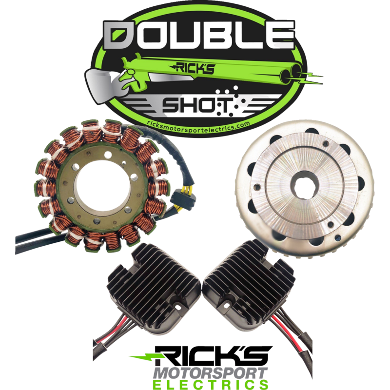 RICK'S MOTORSPORT ELECTRIC CHARGING KIT DOUBLE SHOT 99-500H