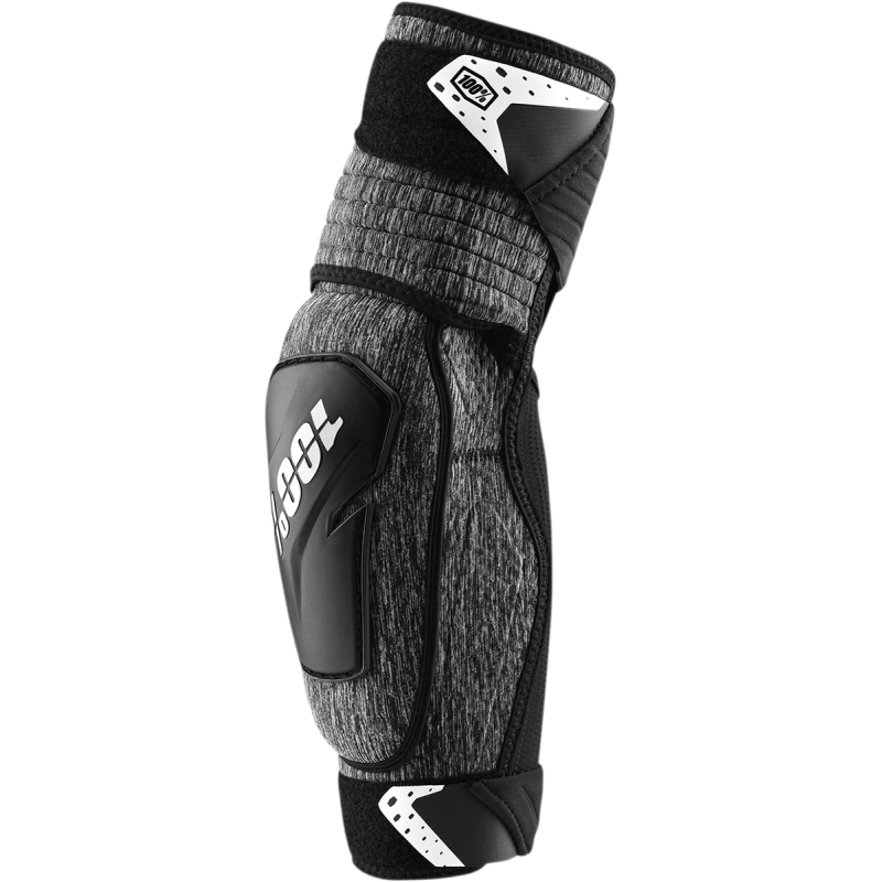 100% FORTIS ELBOW GUARDS GREY HEATHER/BLACK SM/MD 70006-00003
