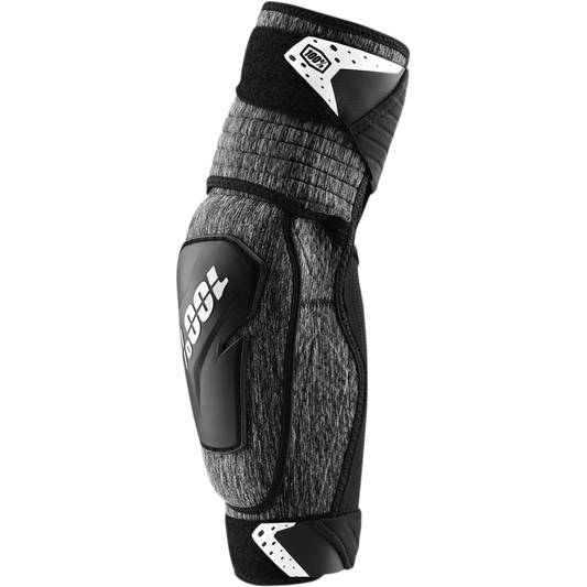 100% FORTIS ELBOW GUARDS GREY HEATHER/BLACK LG/XL 70006-00004