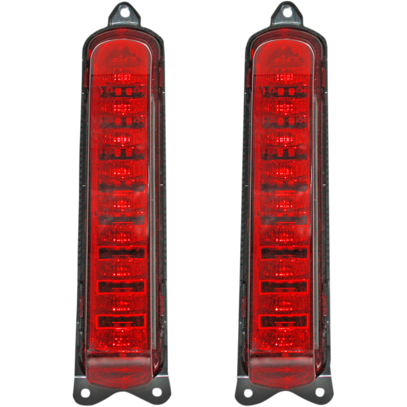 CUSTOM DYNAMICS PROBEAM CVO REPLACEMENT PANELS - RED LENS - PAIR PB-CVO-RED