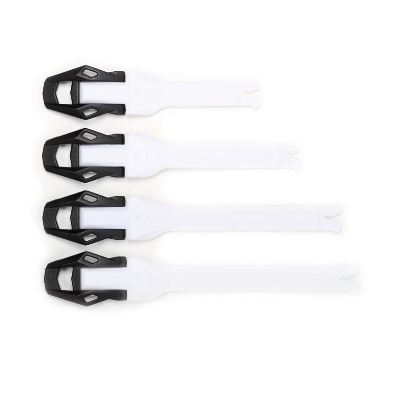 SCOTT MX BOOT STRAP  BUCKLE SET 250/350 BLACK/WHITE 237830-1007223