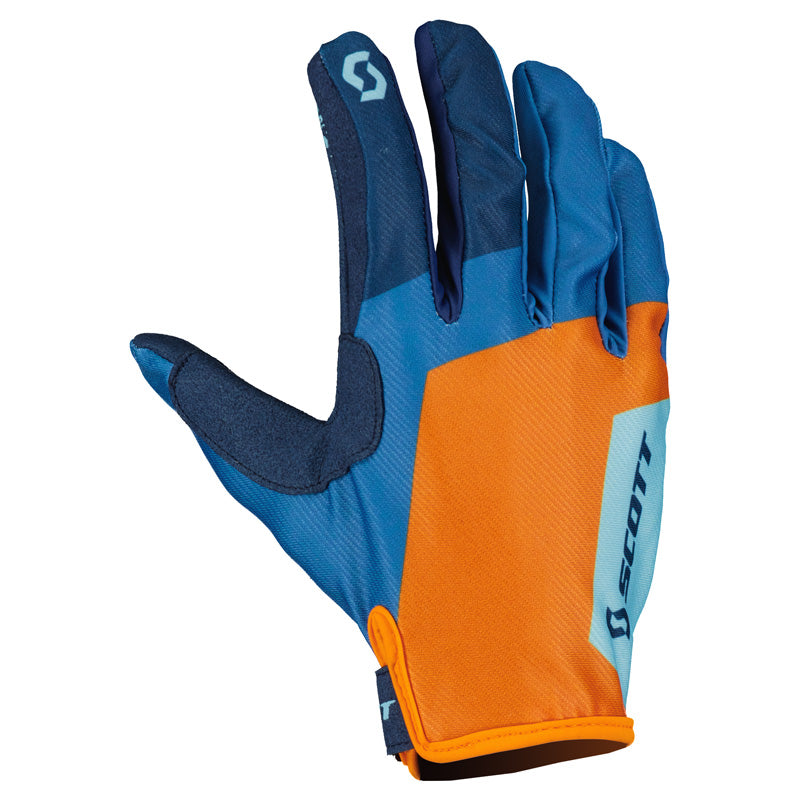 SCOTT GLOVES 350 RACE EVO BLUE/ORANGE L 285615-1454008
