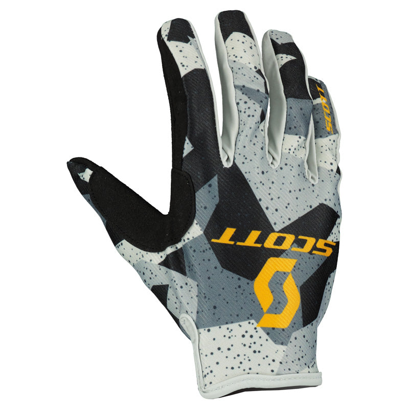 SCOTT GLOVES 350 FURY EVO CAMO GREY/YELLOW L 292412-7429010