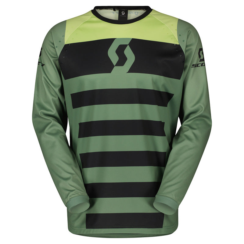 SCOTT JERSEY EVO RACE GREEN/BLACK L 418530-1089010