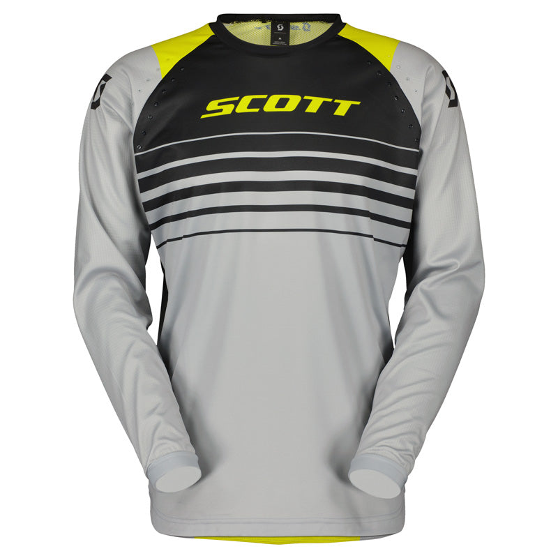 SCOTT XJERSEY EVO SWAP GREY/YELLOW L 418531-1120010
