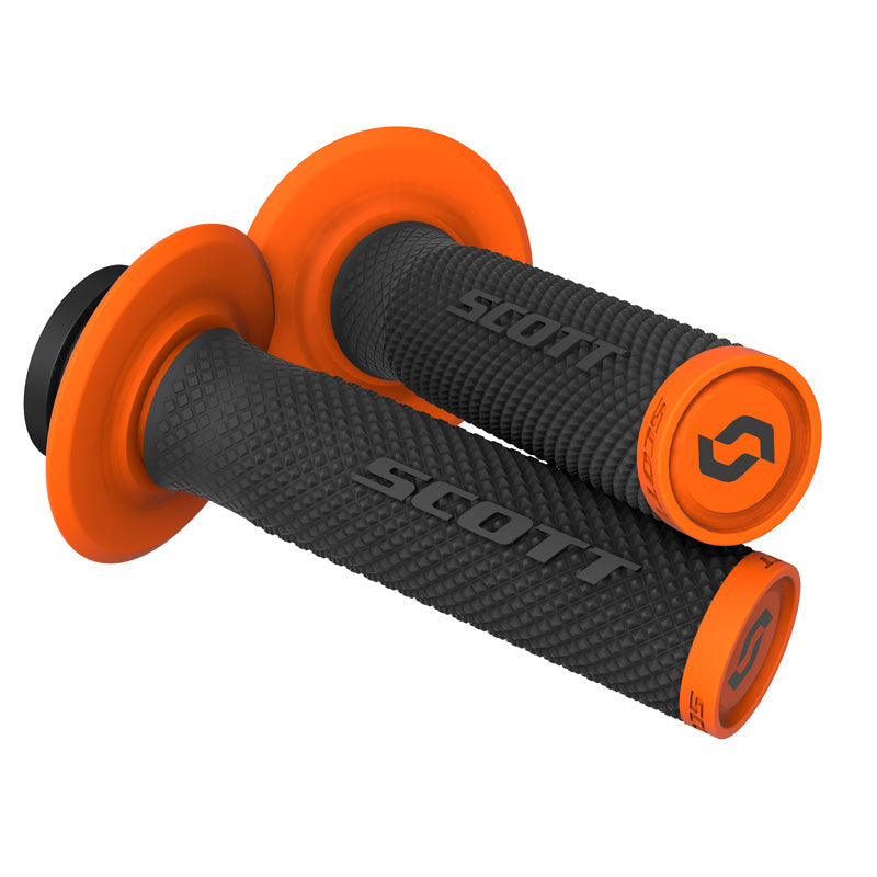 SCOTT XGRIPS SX II LOCK-ON + CAM SET BLACK/ORANGE 292452-1009