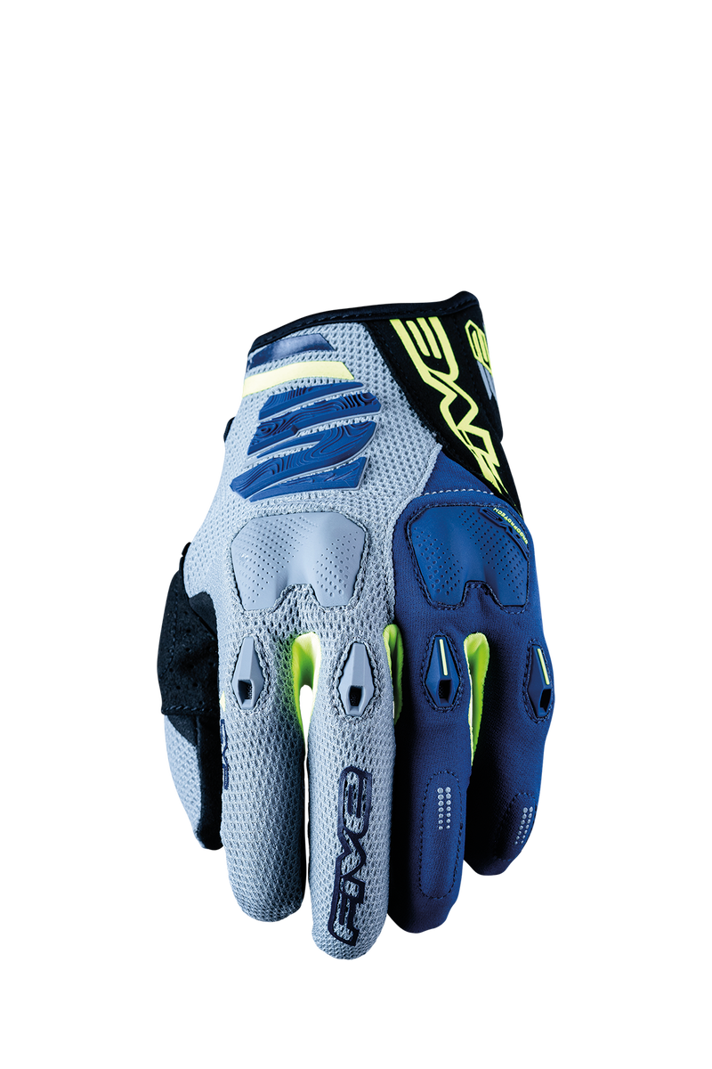FIVE E-2 GREY/FLUO YELLOW/NAVY XXXL 1221143613