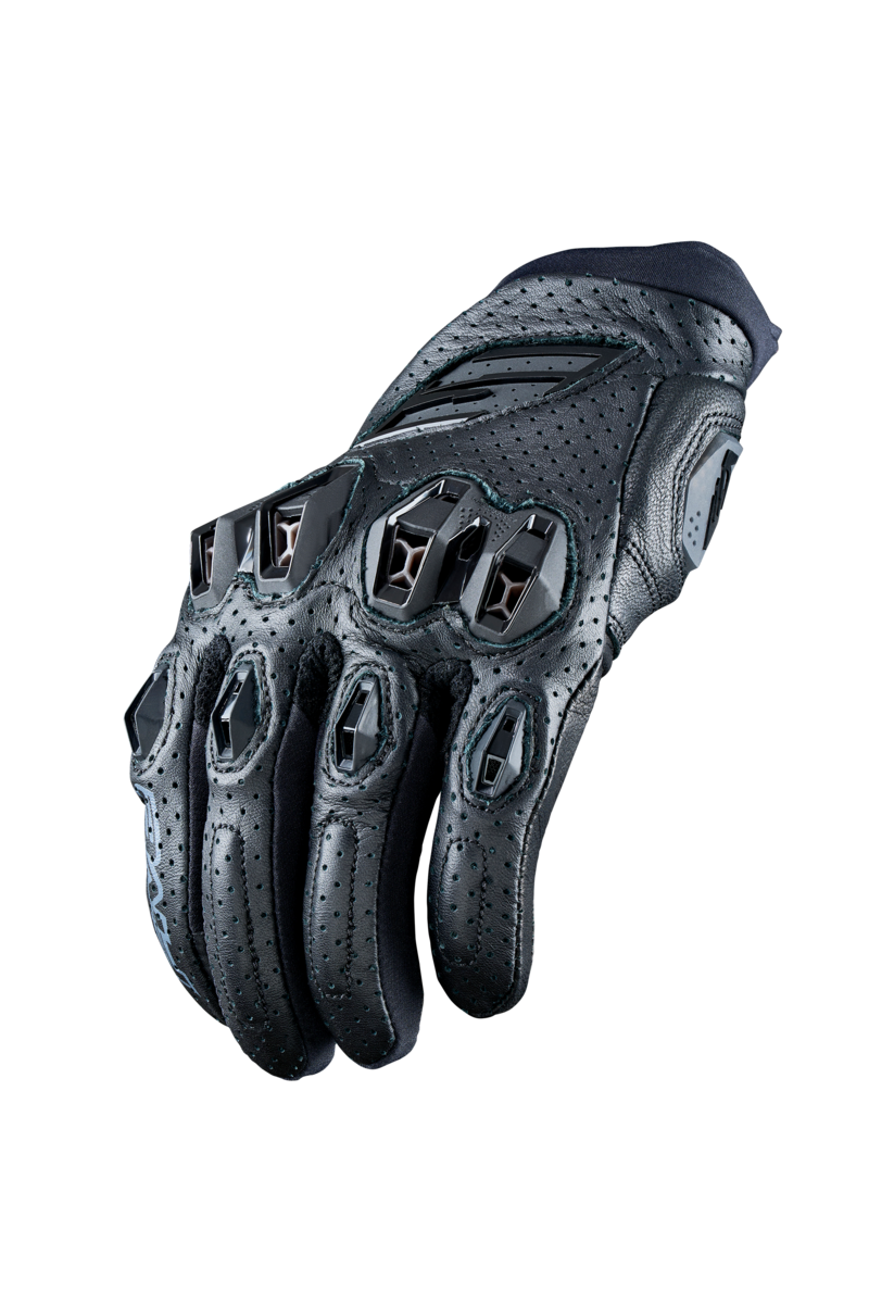FIVE STUNT EVO 2 LEATHER VENTED BLACK S