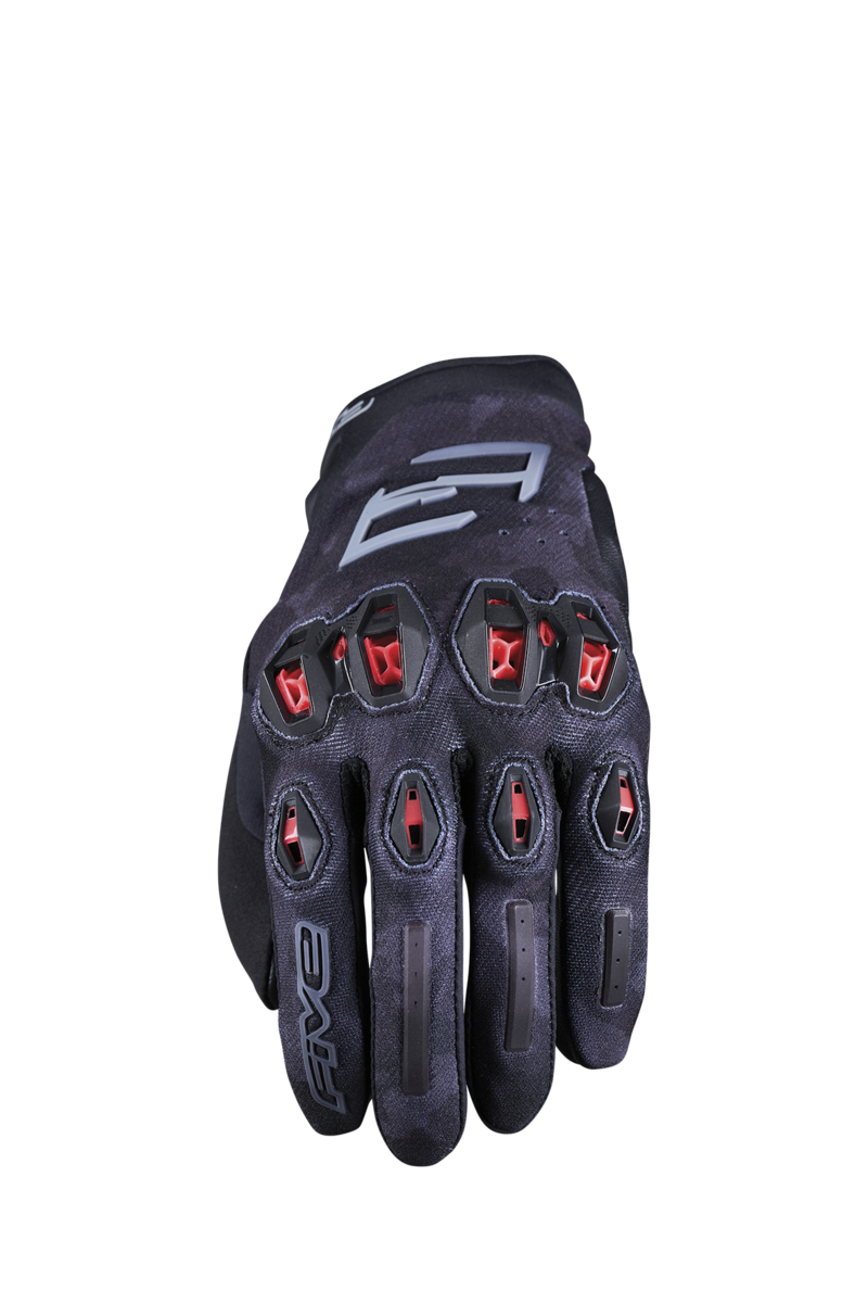 FIVE STUNT EVO 2 CAMO BLACK/RED 3XL 23050607552
