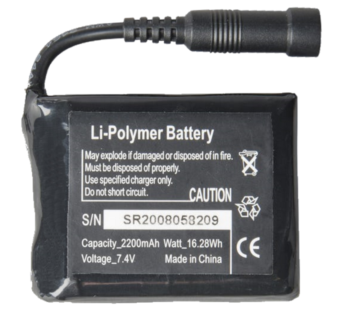 FIVE HG-1 7.5 VOLT LITHIUM BATTERY (EA) 555-BATT