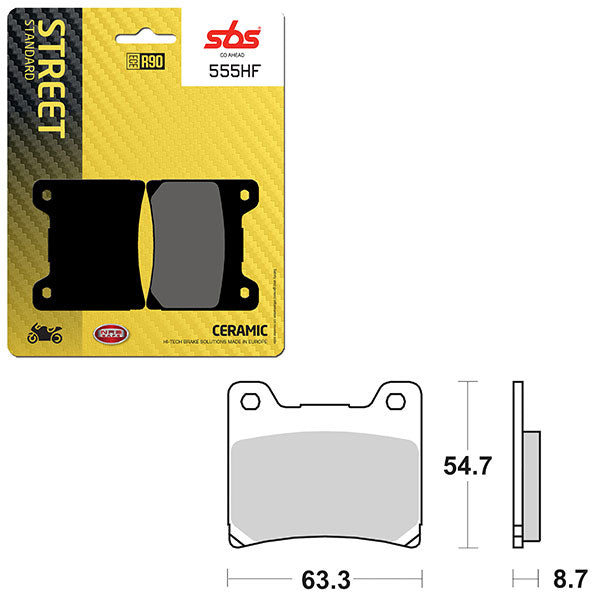 SBS ATV/UTV CERAMIC BRAKE PAD  6190555100